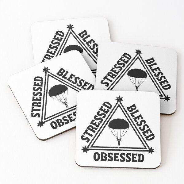 Item preview, Sky Diving: Stressed. Blessed. Obsessed. designed and sold by TheGreenGoat.