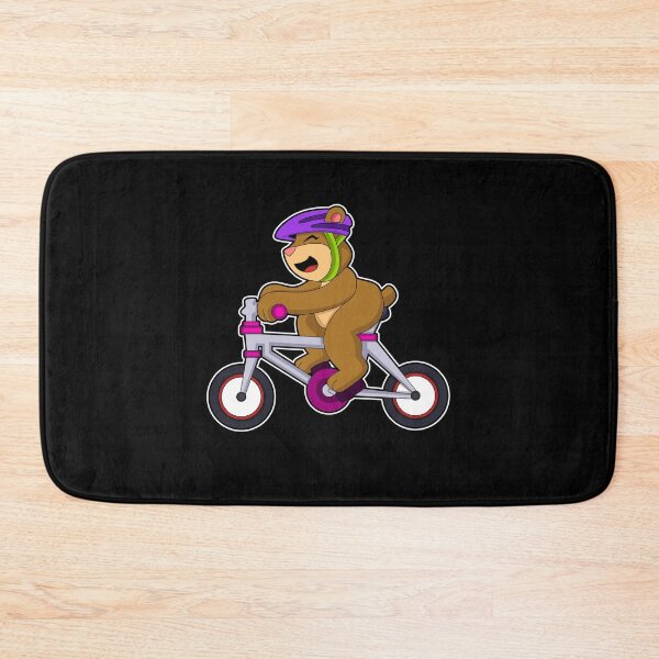Item preview, Bear with Bicycle & Helmet designed and sold by Snabdesign84.