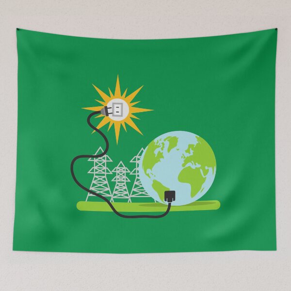 Item preview, Green electricity, eco friendly renewable energy designed and sold by EngineersArt.