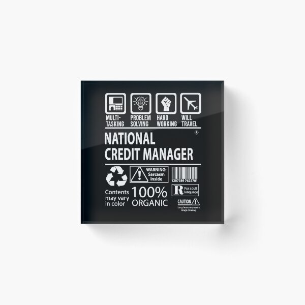 Item preview, National Credit Manager T Shirt - MultiTasking Certified Job Gift Item Tee designed and sold by killingworthhi.