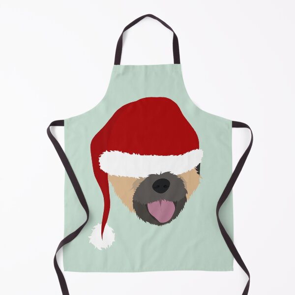 Item preview, Christmas border terrier dog designed and sold by Doggos-Dragons.