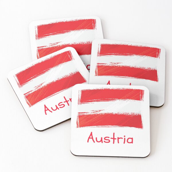 Item preview, Austrian Flag - Painted designed and sold by hijackhippo.