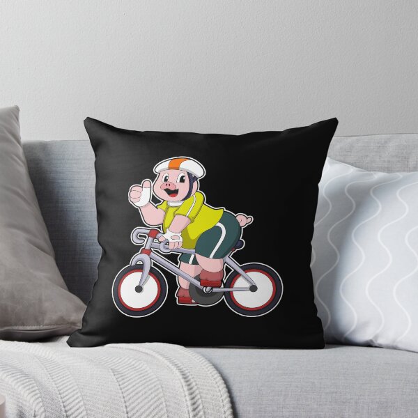 Item preview, Pig with Bicycle & Helmet designed and sold by Snabdesign84.