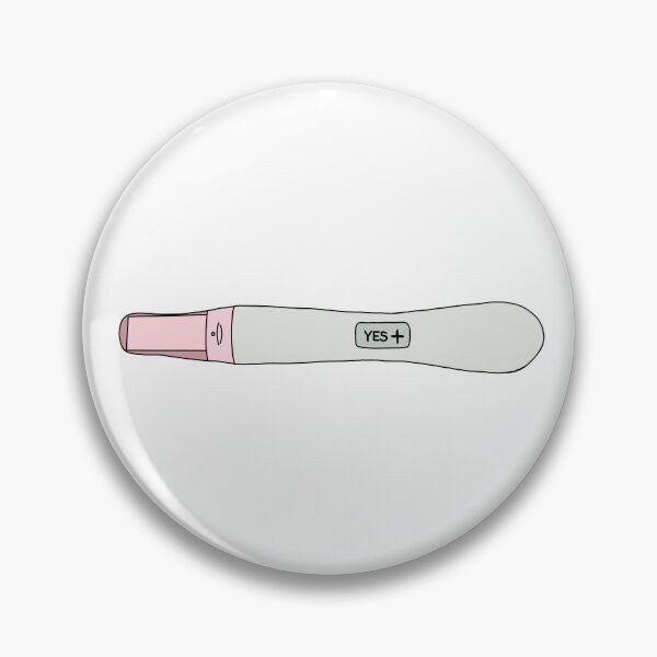 Item preview, Positive pregnancy test - pregnancy announcement  designed and sold by morganbethdraws.