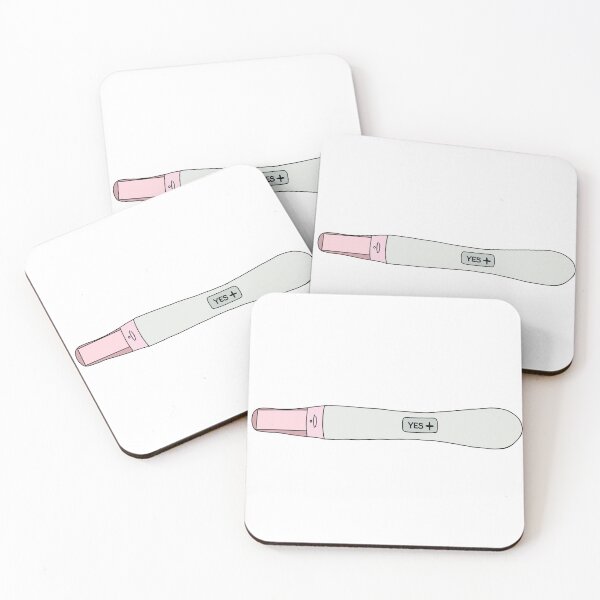 Item preview, Positive pregnancy test - pregnancy announcement  designed and sold by morganbethdraws.