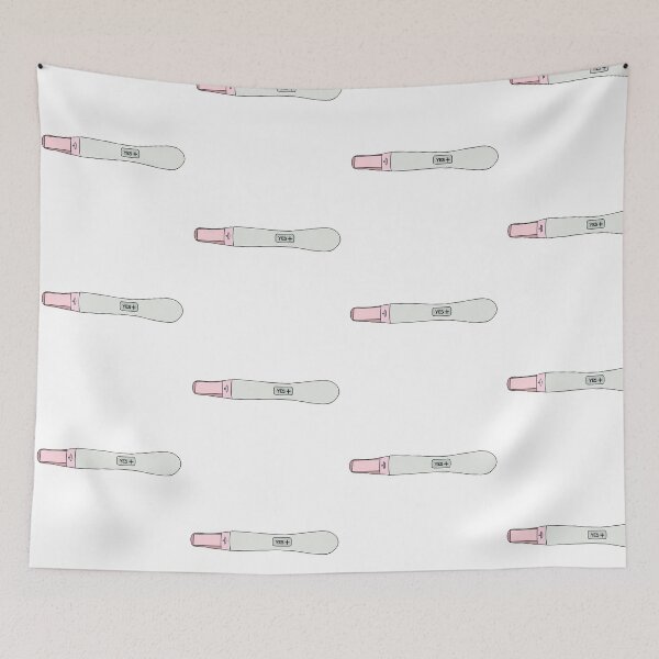 Item preview, Positive pregnancy test - pregnancy announcement  designed and sold by morganbethdraws.