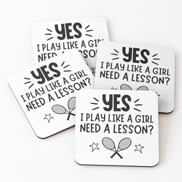Item preview, Tennis: Yes I play like a girl, Need a lesson? designed and sold by TheGreenGoat.