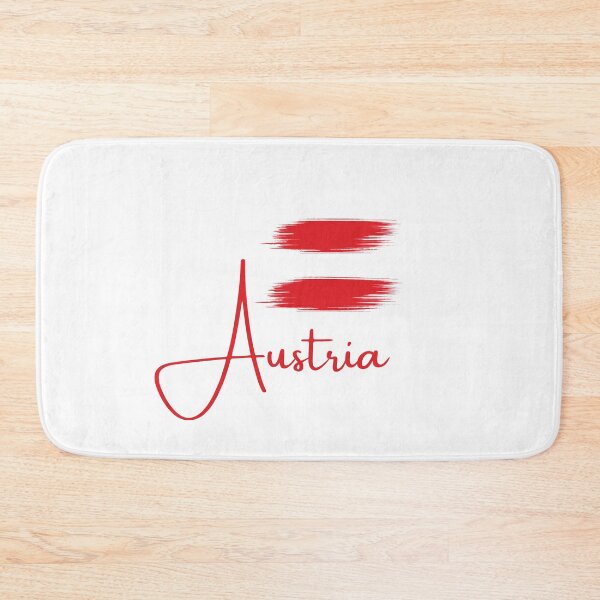Item preview, Austrian Flag - Brush Stroke designed and sold by hijackhippo.
