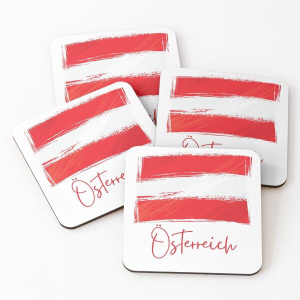 Item preview, Austrian Flag - Painted - Österreich designed and sold by hijackhippo.