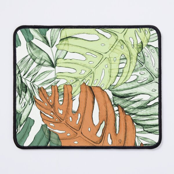 Item preview, Monstera leaves Pattern, Botanical Greenery, leaf designed and sold by patternme.