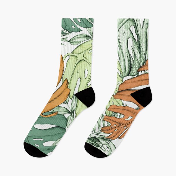 Item preview, Monstera leaves Pattern, Botanical Greenery, leaf designed and sold by patternme.