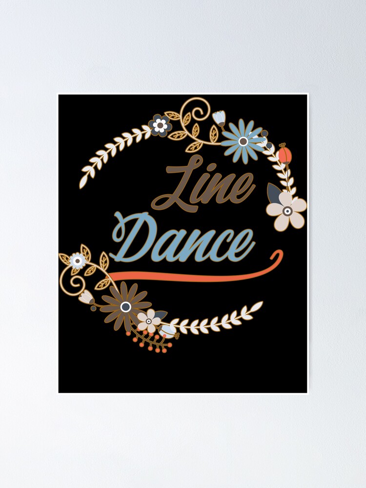 Country-western dance silhouette banner Royalty Free Vector