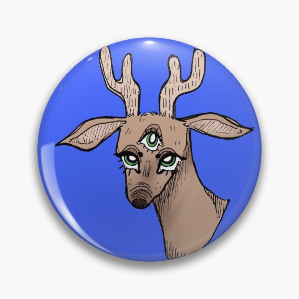 Item preview, three eyed deer designed and sold by katherinedraws.