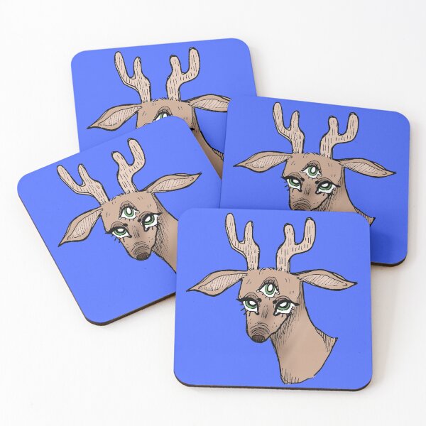 Item preview, three eyed deer designed and sold by katherinedraws.