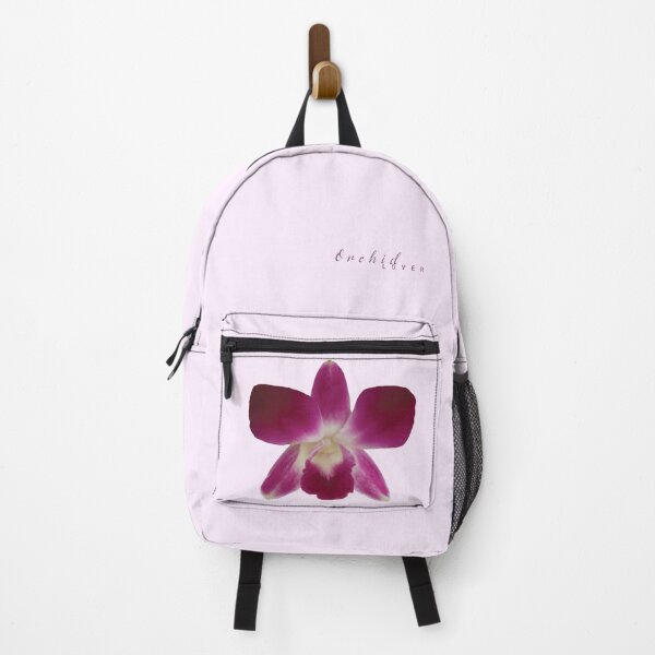 Item preview, beautiful moth dendrobium orchid in pink background, orchid lover designed and sold by NineJuly.