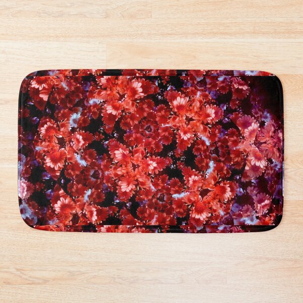 Item preview, flower kaleidoscope (067) - red daisies designed and sold by expl-rations.