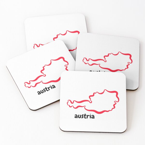 Item preview, Austrian Map Outline designed and sold by hijackhippo.