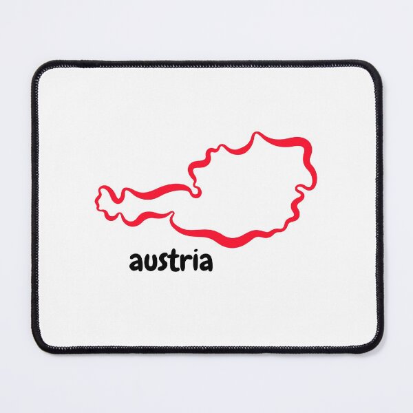 Item preview, Austrian Map Outline designed and sold by hijackhippo.