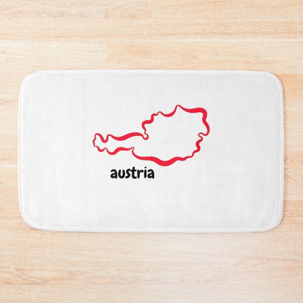Item preview, Austrian Map Outline designed and sold by hijackhippo.