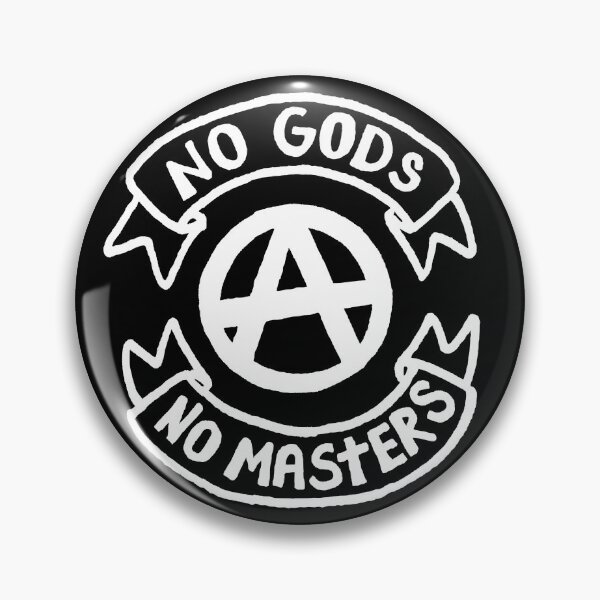 Item preview, No Gods No Masters (Black Background) designed and sold by jacquesi97.