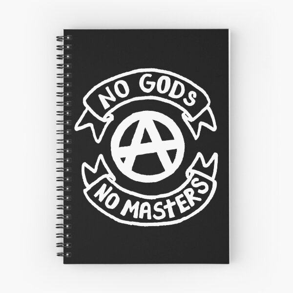 Item preview, No Gods No Masters (Black Background) designed and sold by jacquesi97.