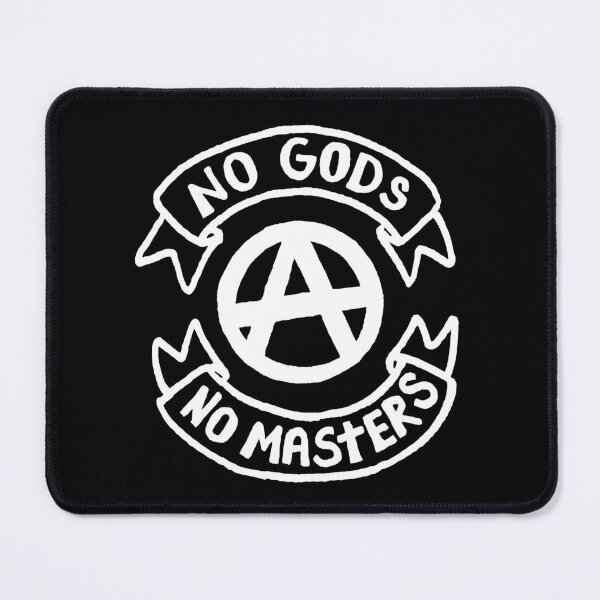Item preview, No Gods No Masters (Black Background) designed and sold by jacquesi97.