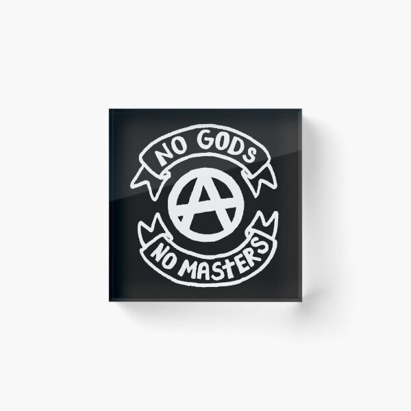 Item preview, No Gods No Masters (Black Background) designed and sold by jacquesi97.