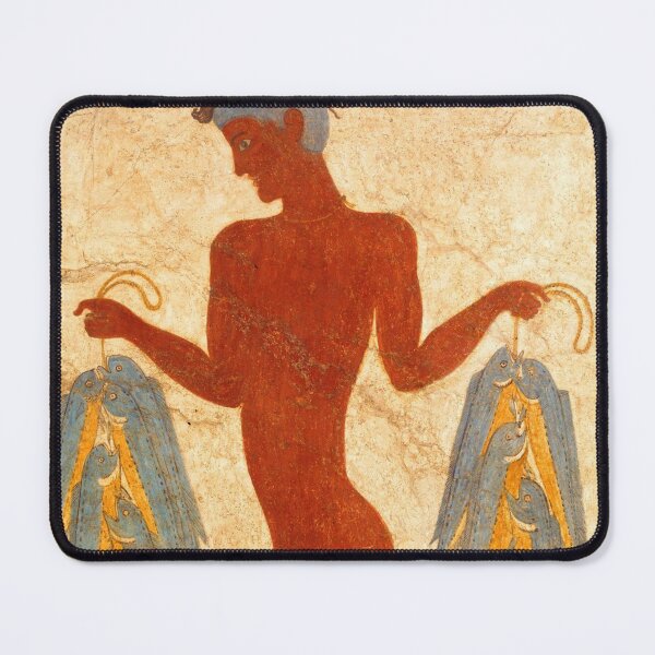 Item preview, Fresco of the Fisherman from Akrotiri designed and sold by Lefteris Betsis.