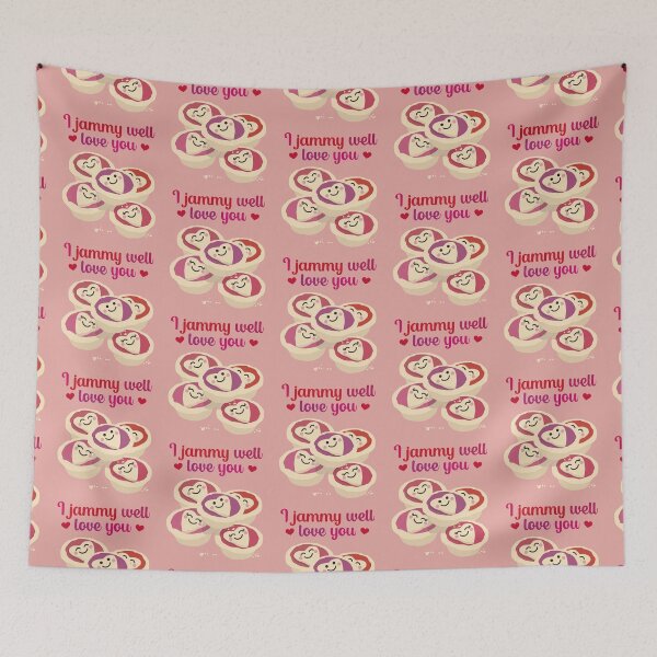 Item preview, I Jammy Well Love You - Jam Tarts designed and sold by VicEllisArt.