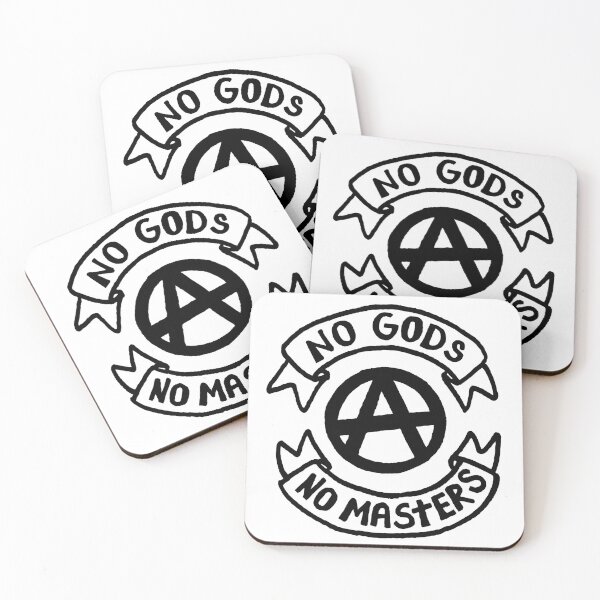 Item preview, No Gods No Masters (White Background) designed and sold by jacquesi97.