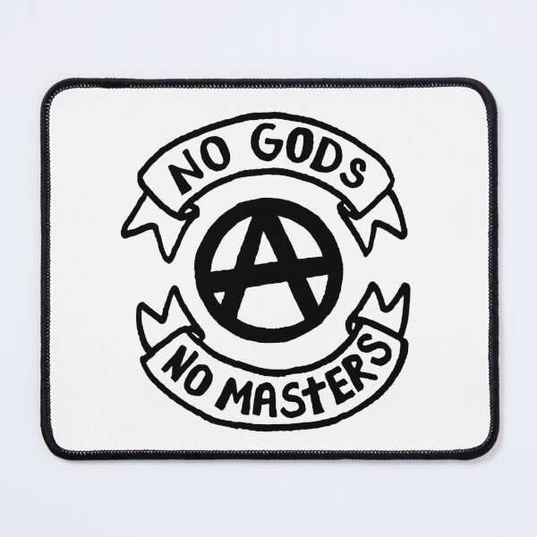 Item preview, No Gods No Masters (White Background) designed and sold by jacquesi97.