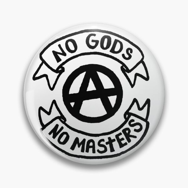Item preview, No Gods No Masters (White Background) designed and sold by jacquesi97.