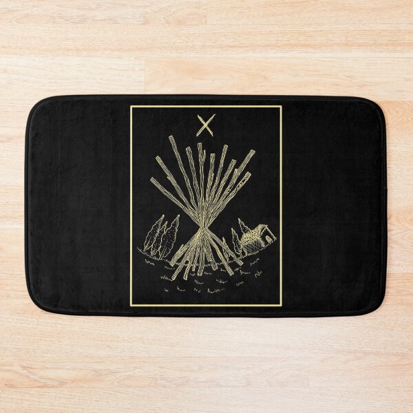 Item preview, The Ten of Wands Tarot Card designed and sold by Owl-n-bear.