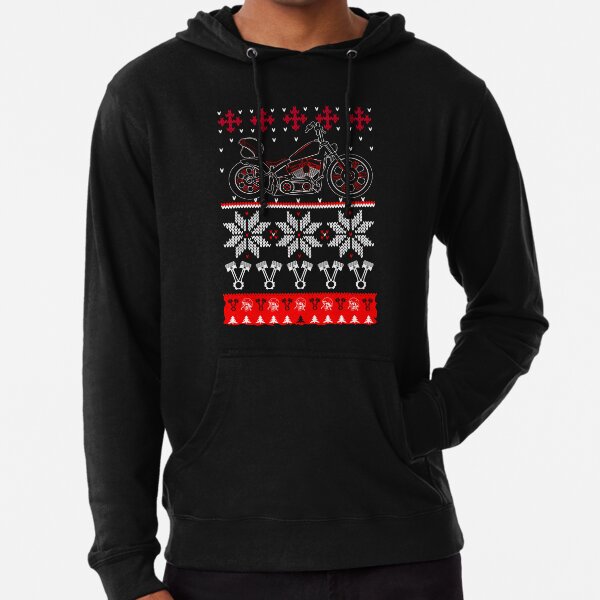 Herrenmode Skull Santa With Shades Mens Funny Sweatshirt Ugly Jumper
