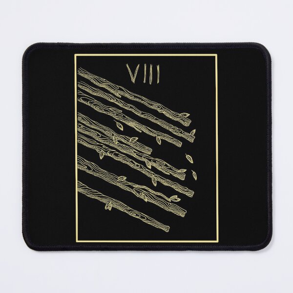 Item preview, The Eight of Wands Tarot Card designed and sold by Owl-n-bear.