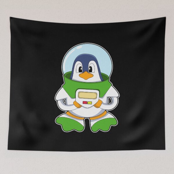 Aperçu de l'œuvre Penguin as Astronaut with Costume créée et vendue par Snabdesign84.