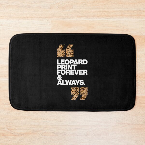 Item preview, Haute Leopard Leopard Print Forever & Always Glam Quote designed and sold by HauteLeopard.