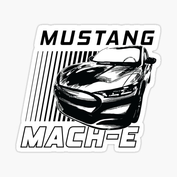 2021 Mustang Mach-E Speed Stripes Sticker