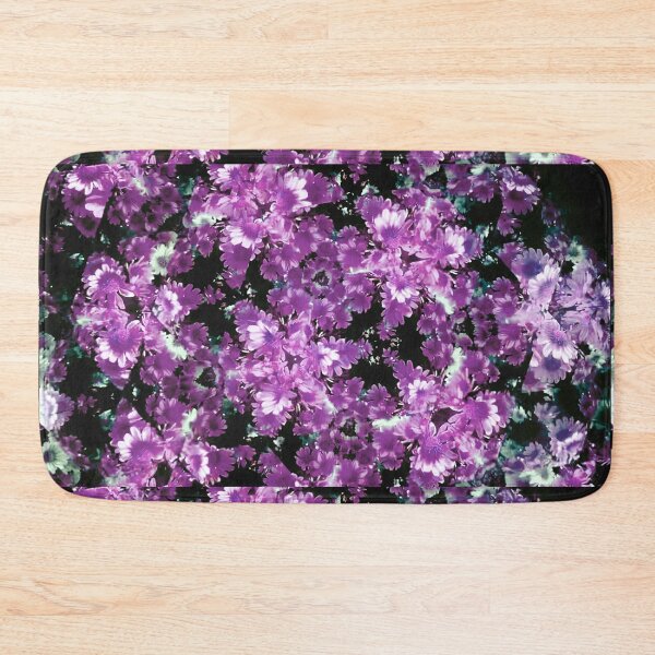 Item preview, flower kaleidoscope (069) - purple daisies designed and sold by expl-rations.