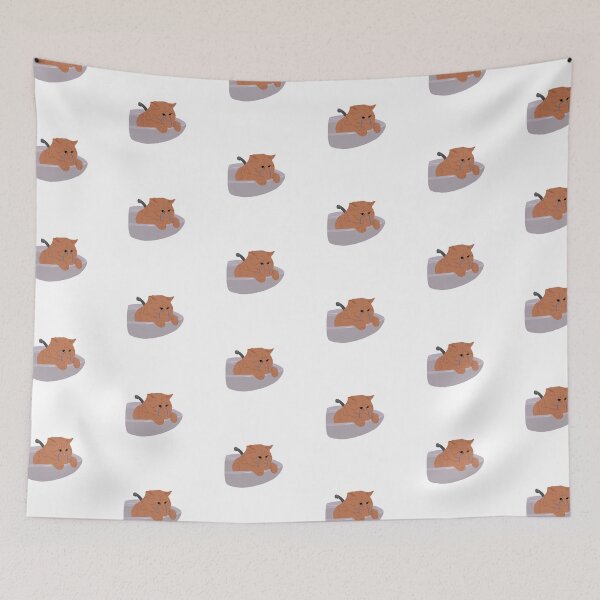 Item preview, Crying Cat Meme in Sink Illustration designed and sold by arttokar.