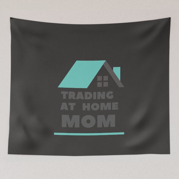 Item preview, Trading at home mom- Funny -Unique gift for stocks, crypto, options trader, forex traders and day traders  designed and sold by TradingTeesKids.