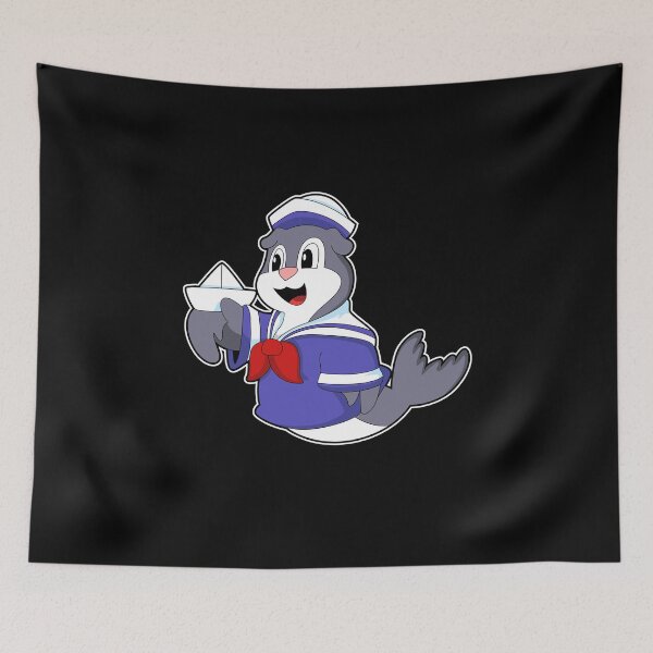 Item preview, Seal as Sailor with Boat designed and sold by Snabdesign84.