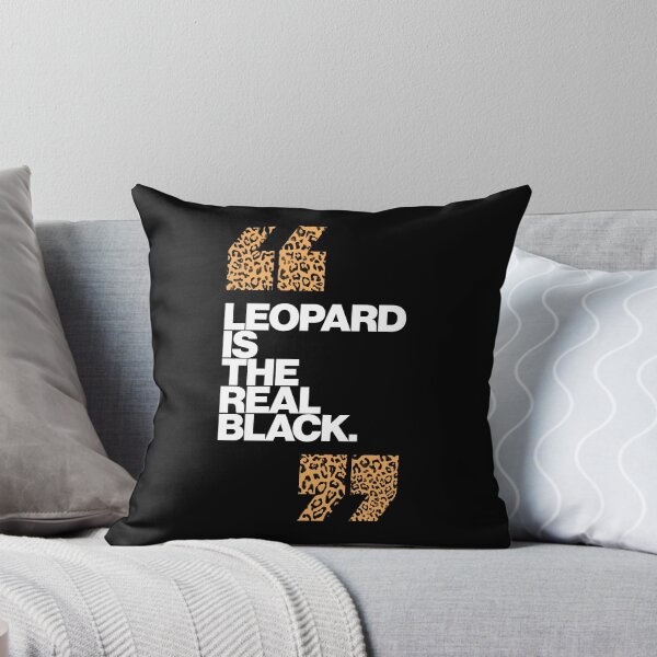 Item preview, Haute Leopard Leopard IS The Real Black Glam Quote designed and sold by HauteLeopard.