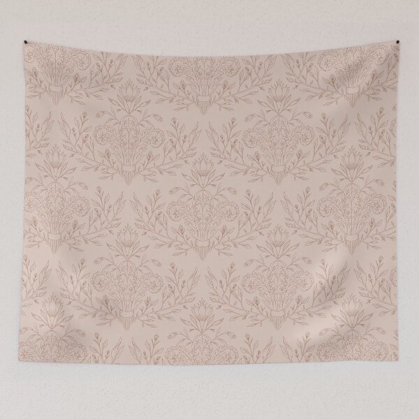 Item preview, Art Nouveau Arts and Crafts pattern in pastel designed and sold by cat-astro-phe.
