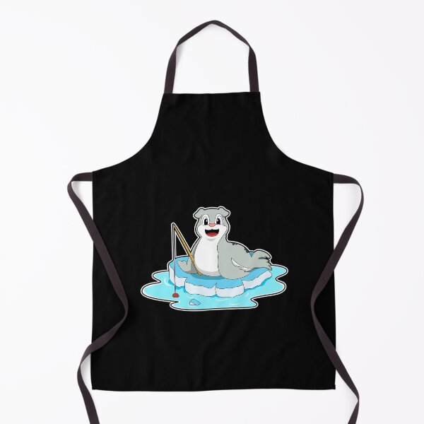 Item preview, Seal at Fishing with Fishing rod designed and sold by Snabdesign84.