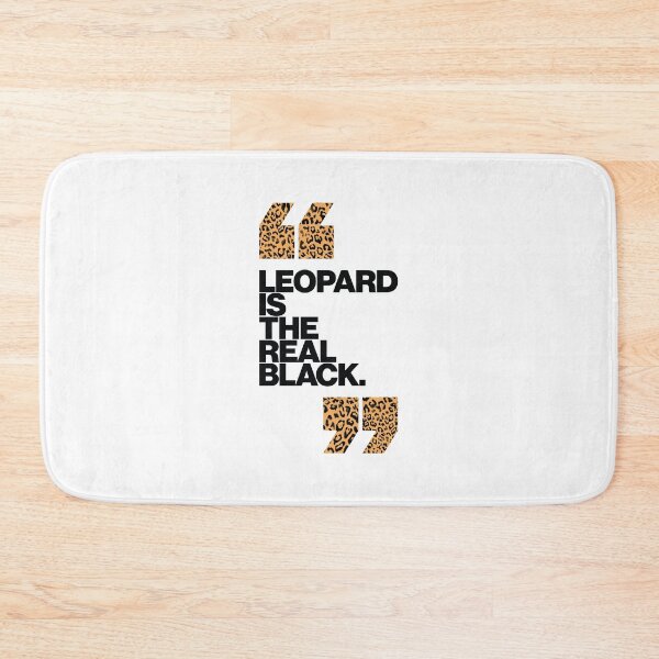 Item preview, Haute Leopard  Leopard IS The Real Black Glam Quote designed and sold by HauteLeopard.