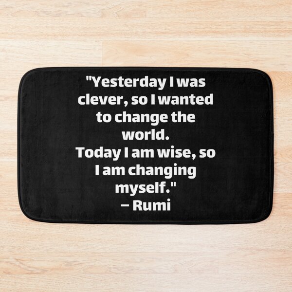 Item preview, Rumi Yesterday i was clever designed and sold by Texterous.