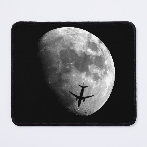 Item preview, Boeing 737 crossing the moon designed and sold by UroliteArt.