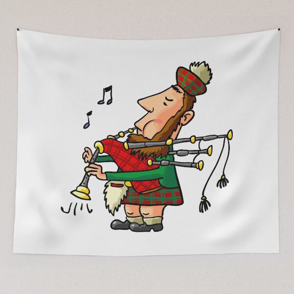 Item preview, Scottish bagpiper designed and sold by 1enchik.