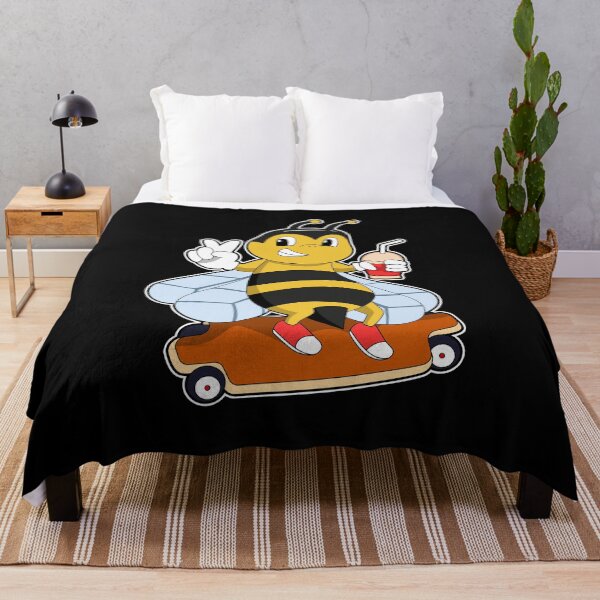 Item preview, Bee as Skater with Skateboard designed and sold by Snabdesign84.